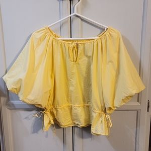 Levis puff sleeve cotton blouse -Size medium